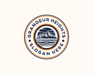 Mountain Waves Resort logo design