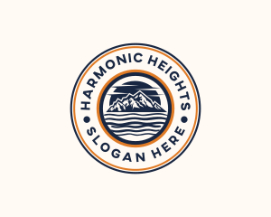 Mountain Waves Resort logo design