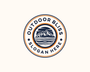 Mountain Waves Resort logo design