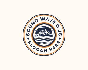 Mountain Waves Resort logo design