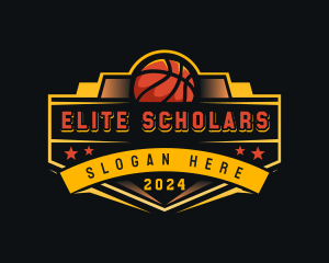 Basketball League Varsity logo design