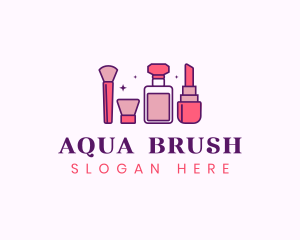 Cosmetics Glam Beauty logo design