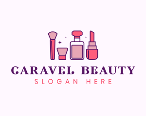 Cosmetics Glam Beauty logo design