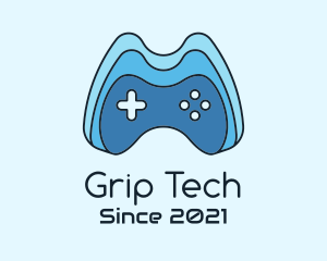 Tech Gamer Joystick logo design