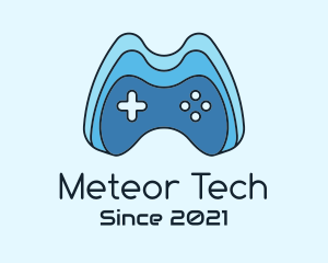 Tech Gamer Joystick logo design