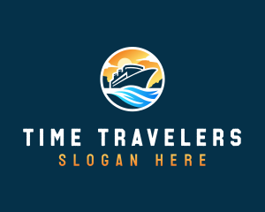 Ocean Cruise Travel logo design