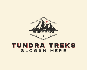 Mountain Trekking Outdoor logo design