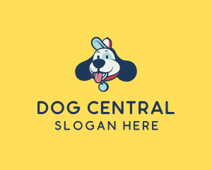 Pet Dachshund Dog  logo design