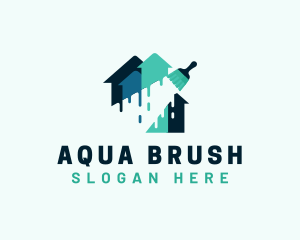 Paint Brush Renovation logo design