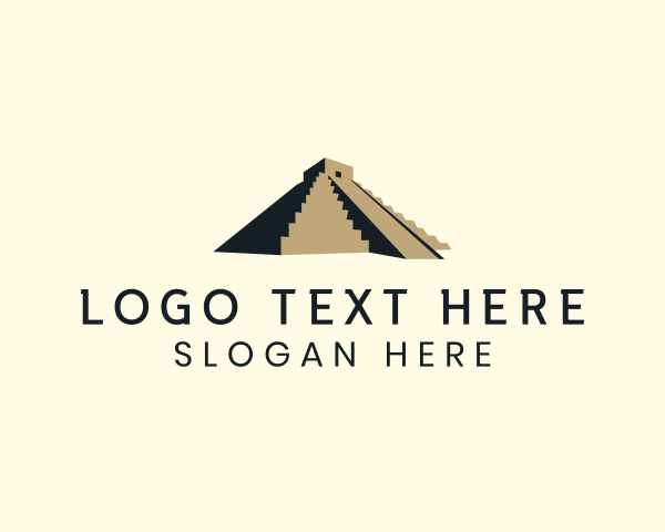 Mayan Pyramid Architecture logo