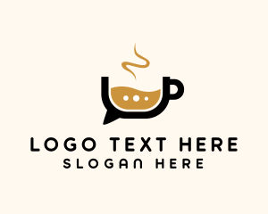 Coffee Chat Bubble  logo