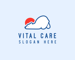 Sleepy Polar Bear  logo