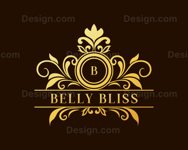 Elegant Floral Wedding Logo