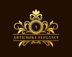 Elegant Floral Wedding logo design