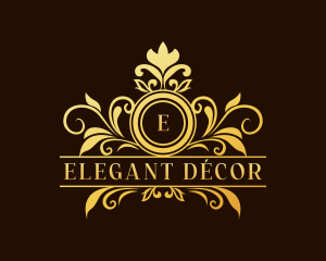 Elegant Floral Wedding logo design