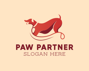 Pet Dog Leash  logo design