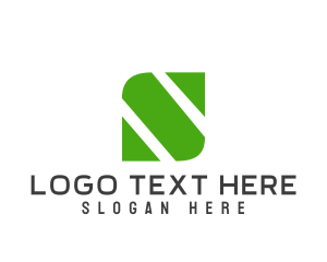 Natural Organic Leaf Letter S  logo