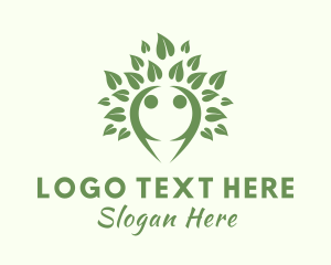 Tree - Human Leaf Organization logo design