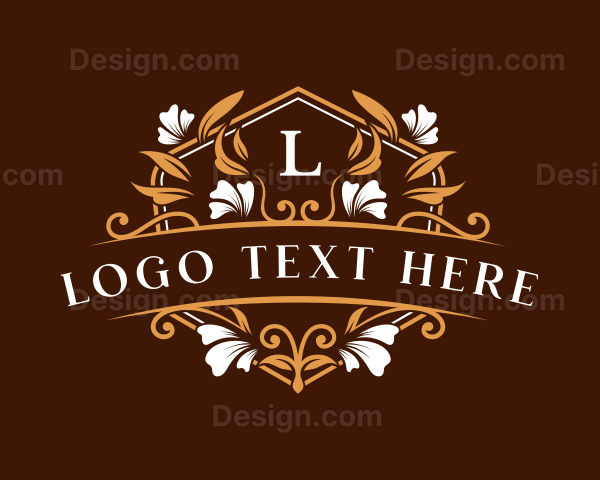 Floral Elegant Ornament Logo