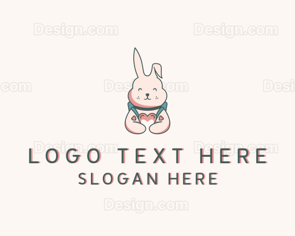 Bunny Rabbit Veterinary Logo