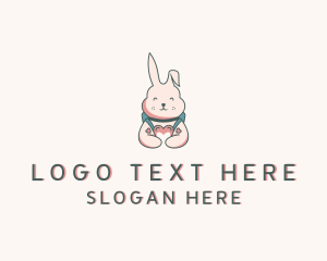 Bunny Rabbit Veterinary logo design