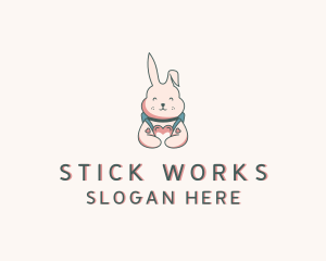 Bunny Rabbit Veterinary logo design