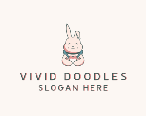 Bunny Rabbit Veterinary logo design