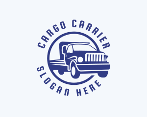 Cargo Freight Truck logo design