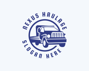 Cargo Freight Truck logo design