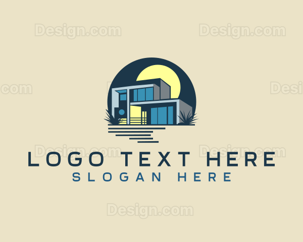 Modern House Architecture Logo