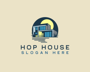 Modern House Architecture logo design