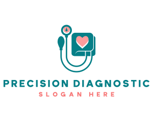 Medical Sphygmomanometer Heart logo