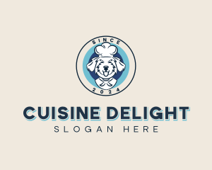 Dog Culinary Chef logo design