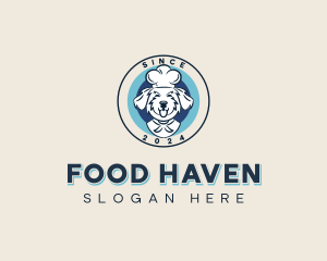 Dog Culinary Chef logo