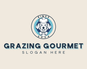 Dog Culinary Chef logo design