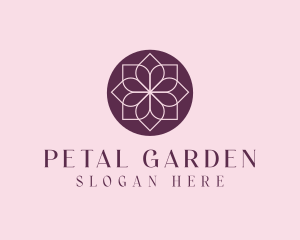 Minimalist Flower Spa logo design