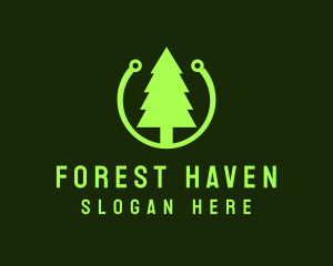 Forest Tree Nature logo design