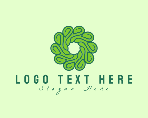 Natural Flower Swirl logo