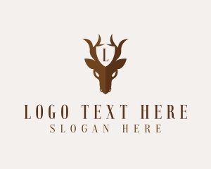 Deer Horns Shield logo