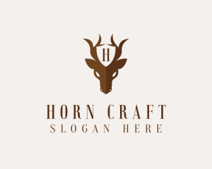 Deer Horns Shield logo