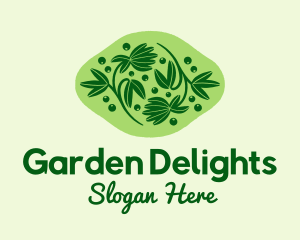 Natural Herb Plant  logo design