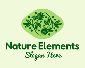 Natural Herb Plant  logo design