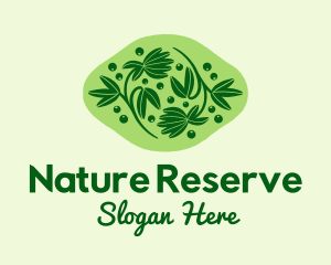 Natural Herb Plant  logo design