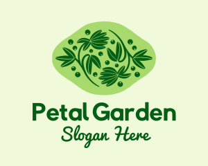 Natural Herb Plant  logo design