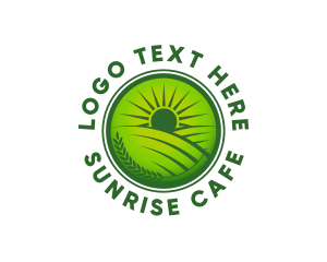  Sunrise Farm Gourmet logo design