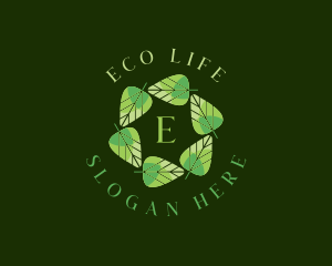 Environmental Nature Leaf logo design