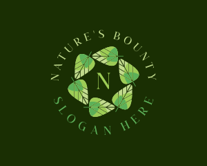 Environmental Nature Leaf logo design