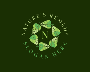 Environmental Nature Leaf logo design