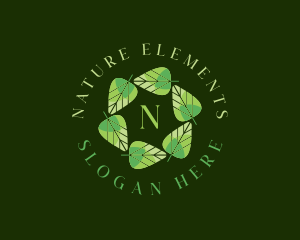 Environmental Nature Leaf logo design