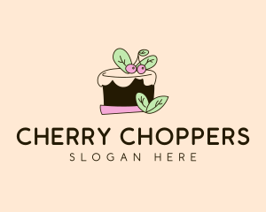 Organic Cherry Cake logo design